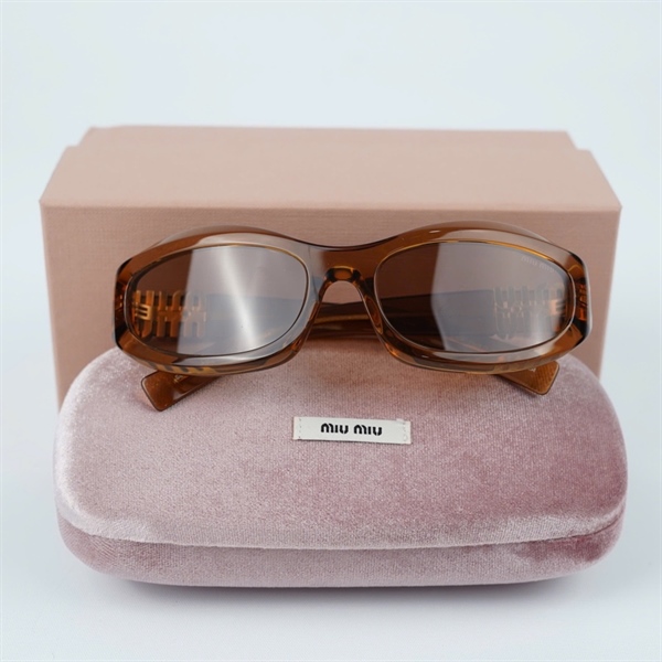 Kính Miu Miu nâu SMU14Z 15T-10I (59-17-130) KG+