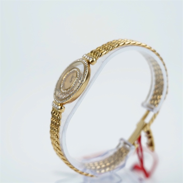 Đồng hồ Choprad vàng khối 2 vòng (259793) sz23.7 (HN) KG+