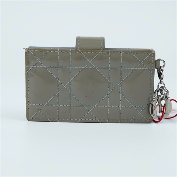 Ví Dior card xám (25-MA-0169) KG+