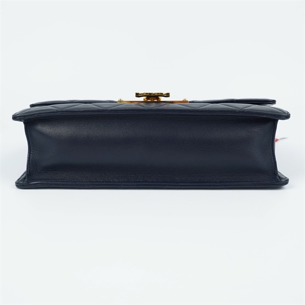 Túi Chanel xanh đen có lót form (18812453) sz28 (HN) KG+