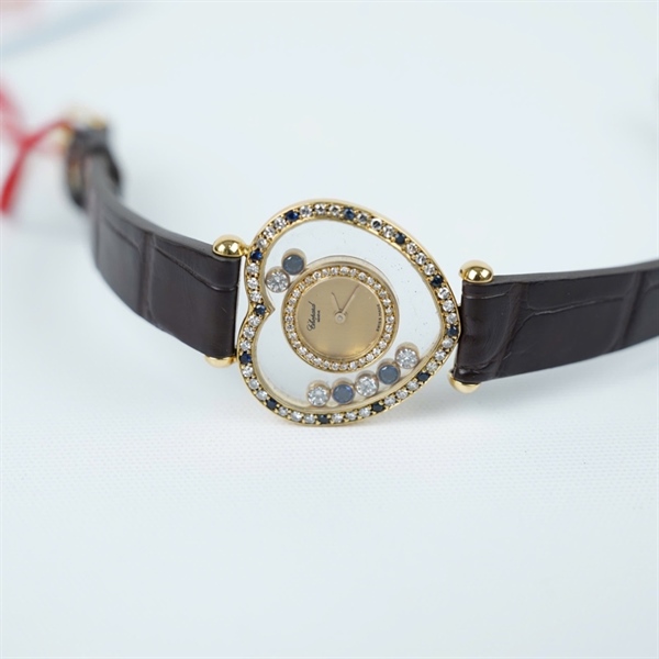 Đồng hồ Chopard trái tim dây nâu (232311) sz24.8 (PN)+