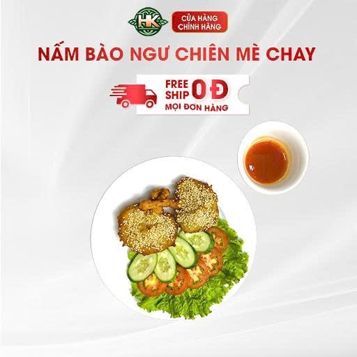 Nấm Bào Ngư Chiên Mè