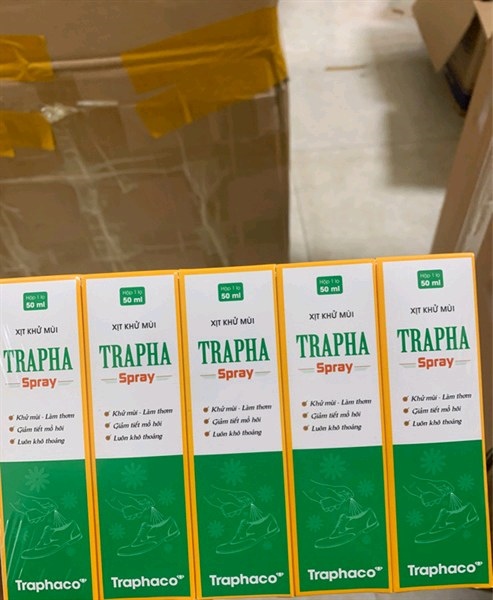 Xịt khử mùi trapha