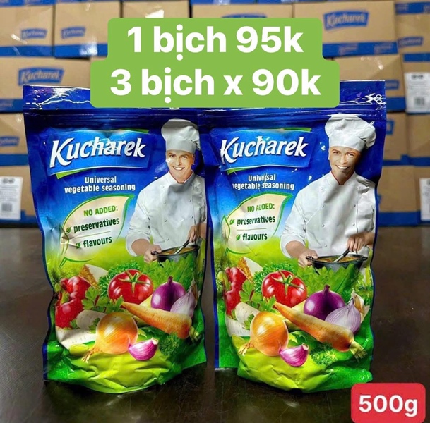 Hạt nêm hữu cơ Kucharek 500g/1túi