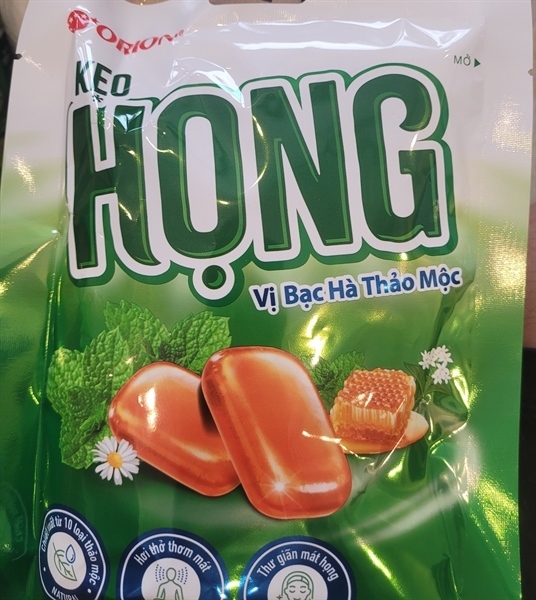 Kẹo họng Bạc Hà thảo mộc