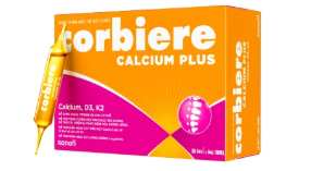 Bổ Sung Canxi Hỗ Trợ Loãng Xương Corbiere Calcium Plus Sanofi (H/30o/10ml)