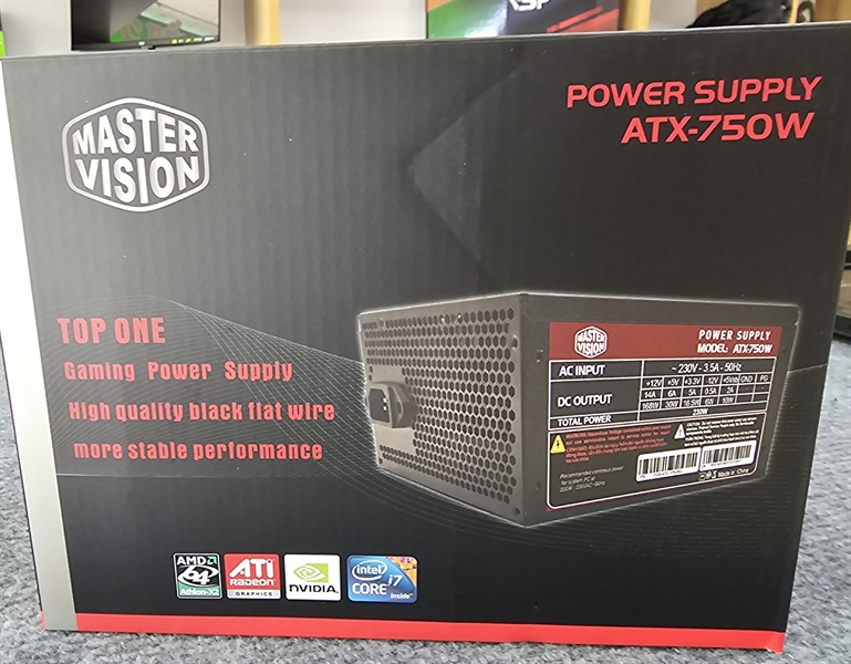 Nguồn Master Vision ATX- 750w ( văn phòng )
