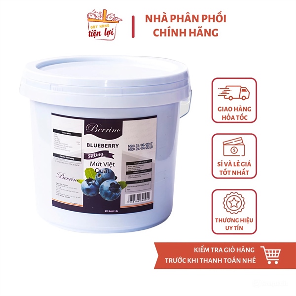 Berrino- Mứt Việt Quất 5kg