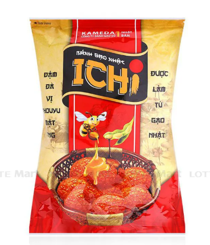 Bánh gạo Ichi vị mật ong 100g