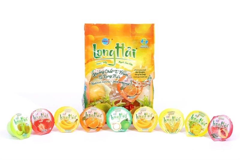 Thạch rau câu Long Hải hoa quả mix