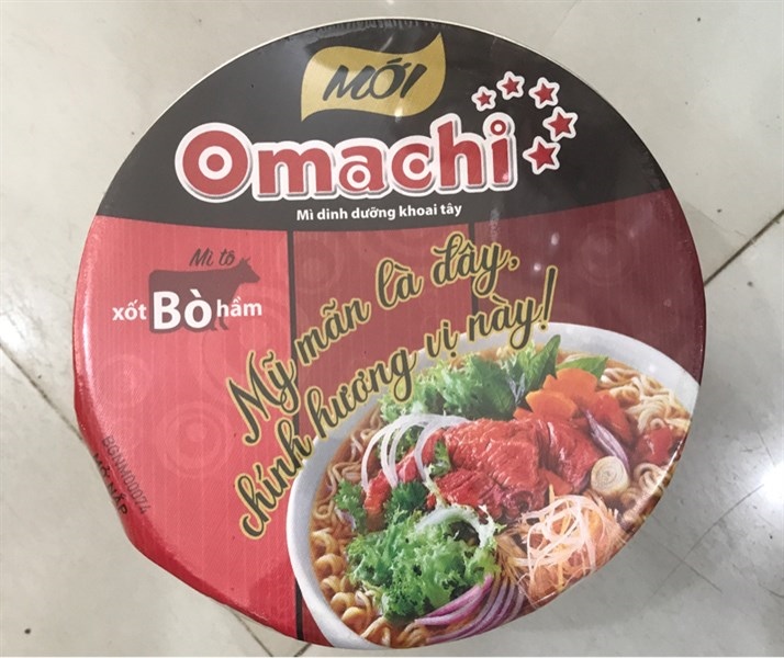 Mì Omachi xốt bò hầm tô 92g