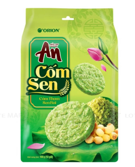 Bánh gạo nướng An cốm sen