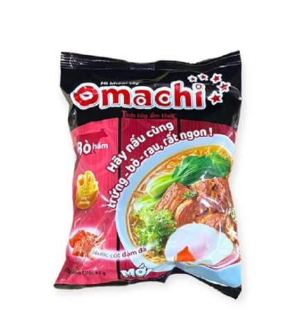 Mì Omachi bò hầm