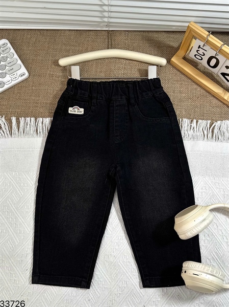 33726- Quần Baggy đen cầu vồng Duoe Dog