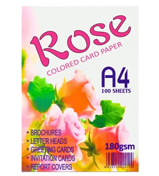 Bìa giấy Thái A4 trắng 100t/x