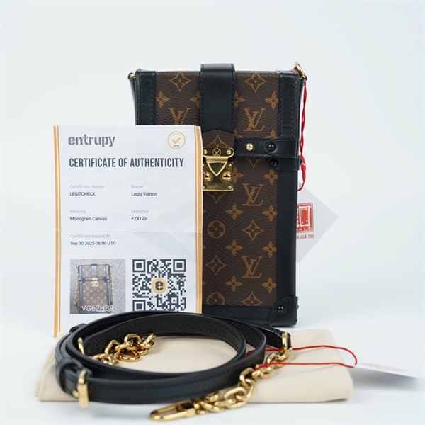 Túi LV Trunk Phone hoa nâu (FZ4199) sz12 KG+
