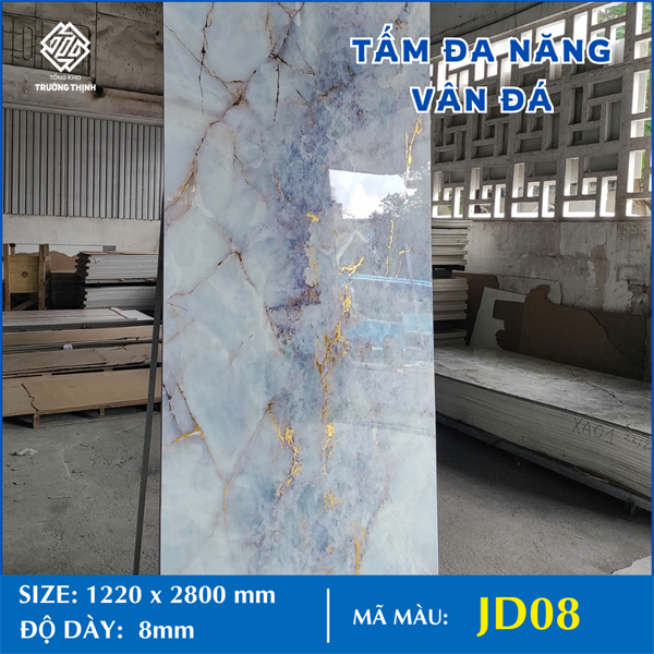 TẤM ĐA NĂNG - VÂN ĐÁ JD08 - 8MM - 2M8