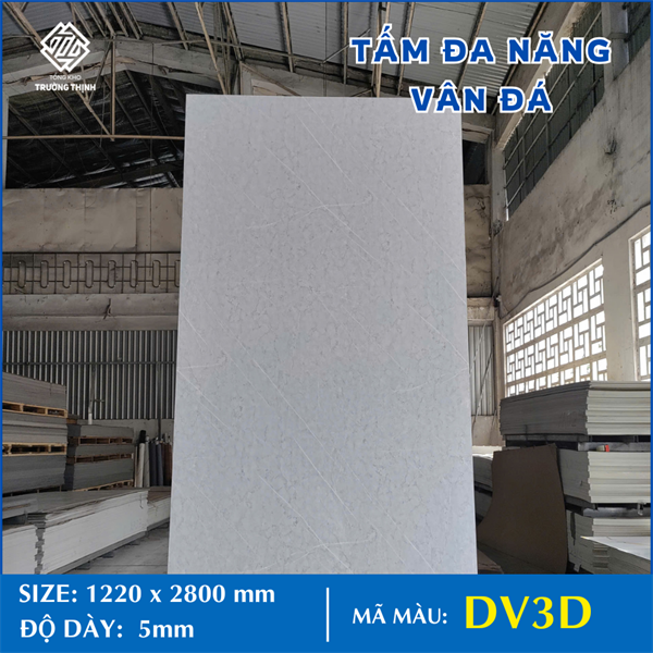 TẤM ĐA NĂNG - VÂN ĐÁ DV3D - 5MM - 2M8