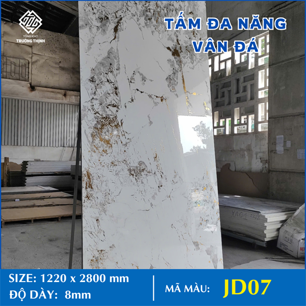 TẤM ĐA NĂNG - VÂN ĐÁ JD07 - 8MM - 2M8