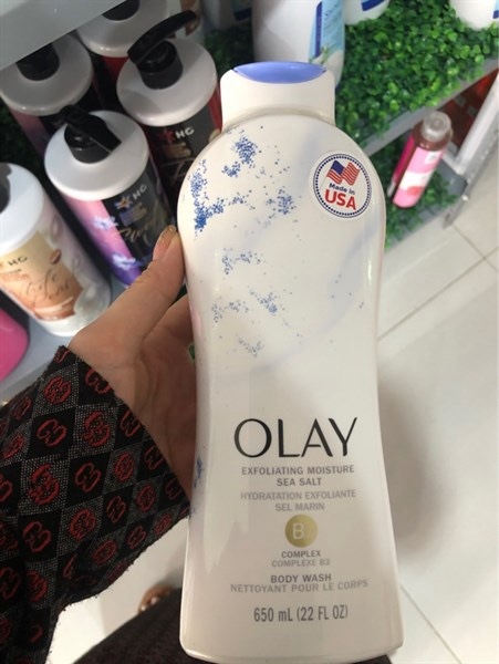 Olay sữa tắm 650ml #sea salt