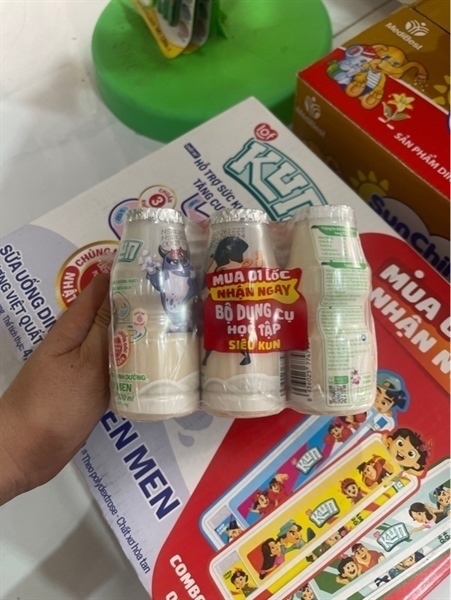Sữa trái cây có thạch Kun Hương cam 170ml x 48