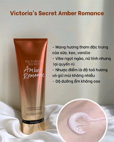 Dưỡng thể Victoria's Secret Amber Romance 236ml