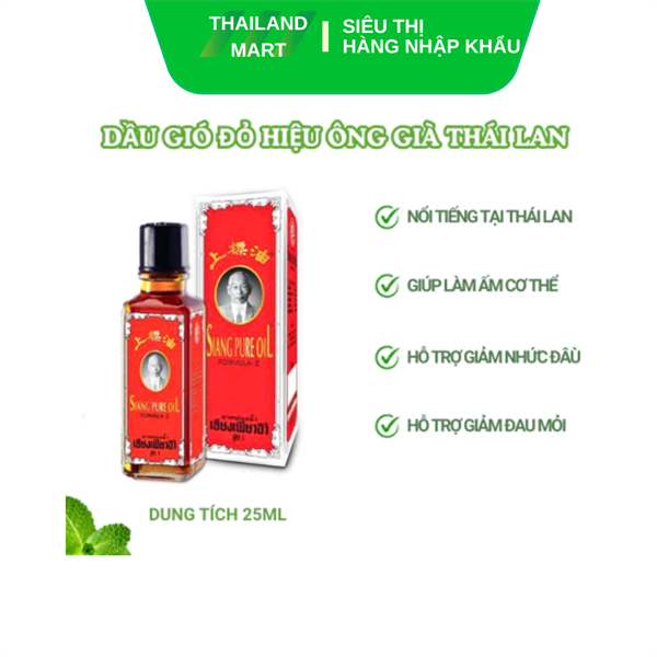 Dầu gió ông già đỏ 25cc