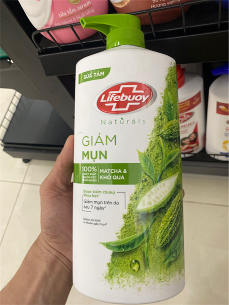 107LFB Sữa Tắm Trà Xanh Khổ Qua 800G/12-Chai