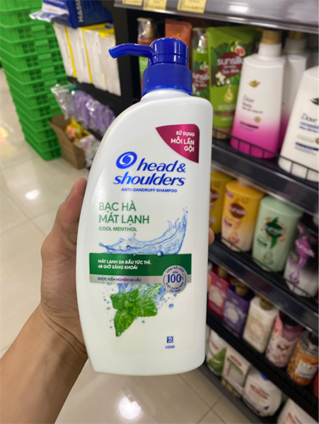 Dầu gội Head&Shoulder 700MLx6 bạc hà mùa hè
