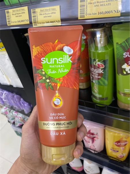 111SSK SUNSILK Dầu Xả Dưỡng Phục Hồi (Nâu) 330ml/12 Tuýp