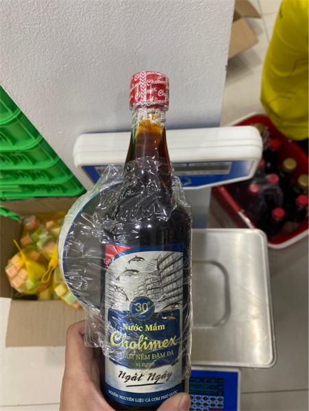 Nước mắm 30 độ 500ml*12chai Onpack