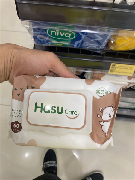 Hasucare khăn ướt gói 60 tờ