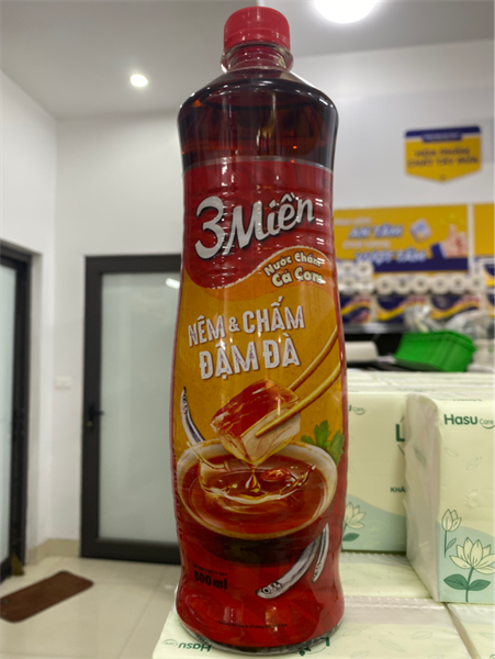 Nước chấm 3 miền cá cơm 800ml/18 chai