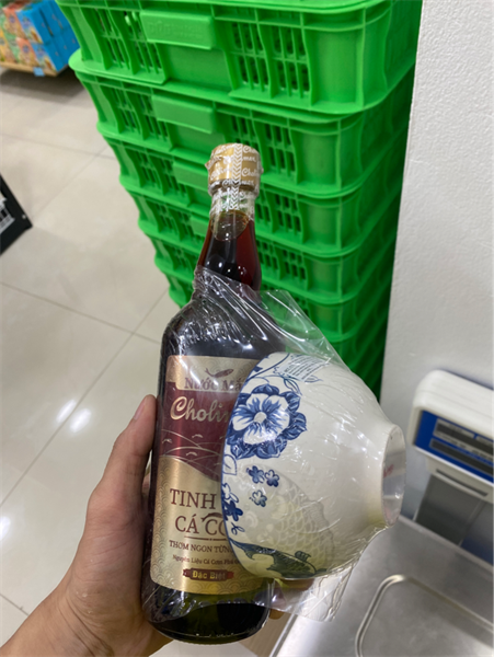 Nước mắm 40 độ 500ml*12chai Onpack