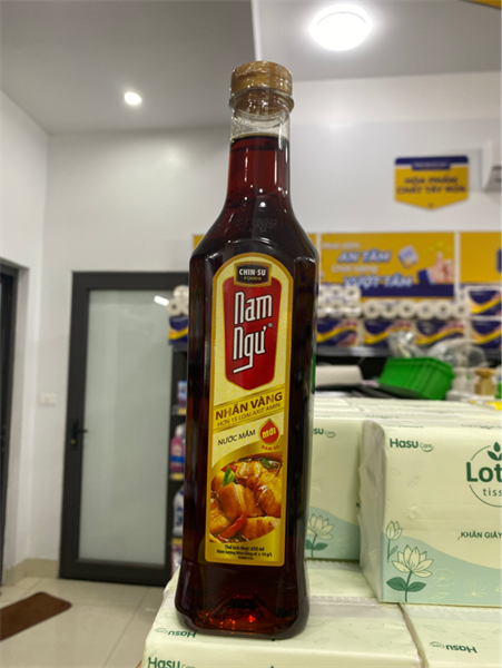 Nước mắm nam ngư nhãn vàng 650ml/12