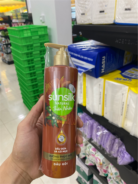 111SSK SUNSILK Dầu Gội Dưỡng Phục Hồi (Nâu) 380ml/12 Chai