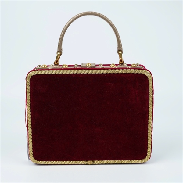 Túi D&G Trunk họa tiết đính hoa sz20 (BQ) KG+