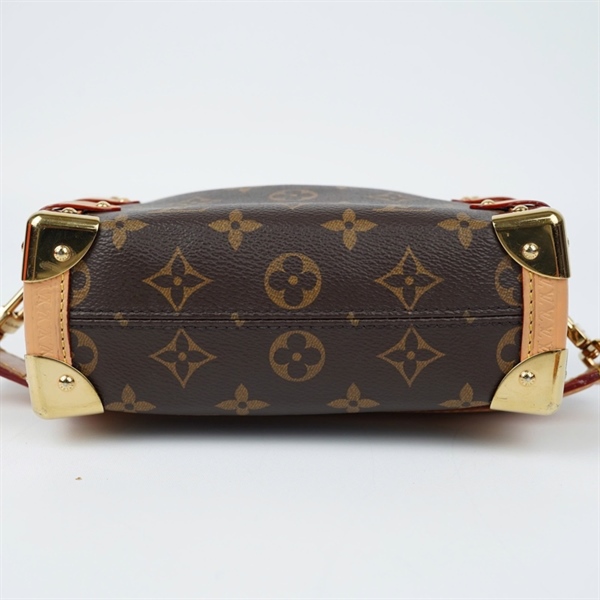 Túi LV Side Trunk hoa nâu 2 strap sz19 (BQ) KG+