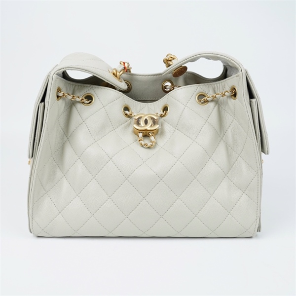 Túi Chanel C25 xám (G1GHXC49) sz26 (BQ) KG+