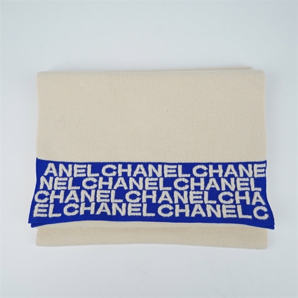 Khăn Chanel nude góc xanh sz35x206 (BQ) KG+