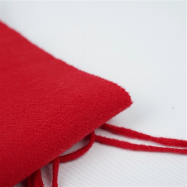 Khăn Moschino đỏ in hình gấu sz38x162 (BQ) KG+