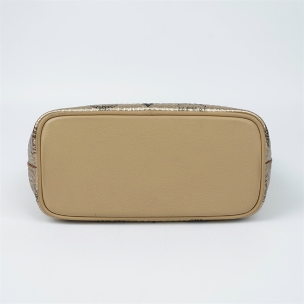 Túi MCM Tote mini vàng ánh kim sz19-23 (BQ) KG+