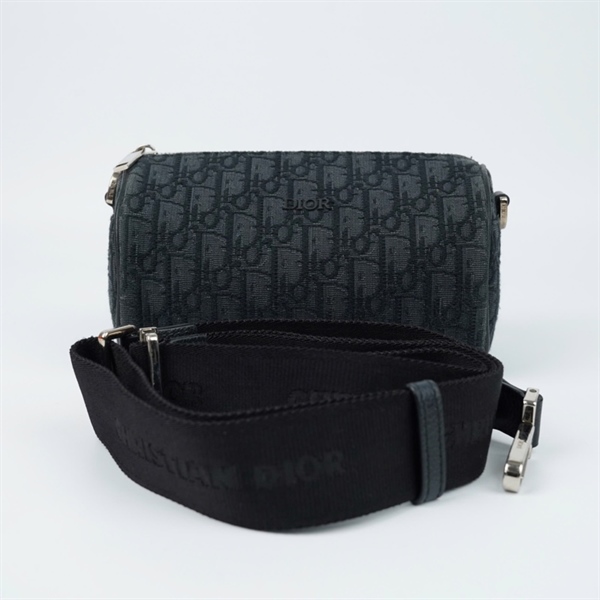 Túi Dior đeo chéo đen (03-BO-0221) sz21 (BQ) KG+