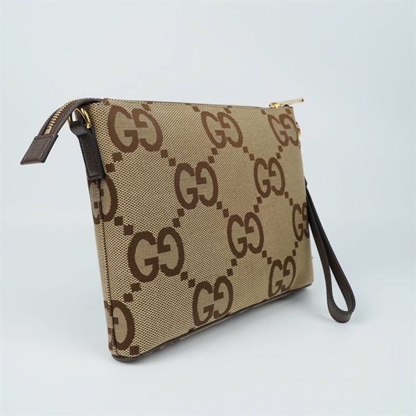 Túi GG Clutch nâu 2 strap (699130-527066) sz30 (BQ) KG+