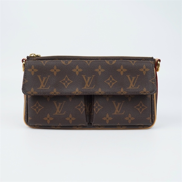 Túi LV Vivacite hoa nâu 2 strap sz24 (BQ) KG+