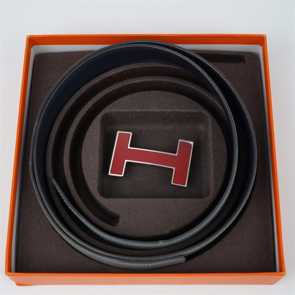 Thắt lưng Hermes xám sz3x112 (BQ) KG+