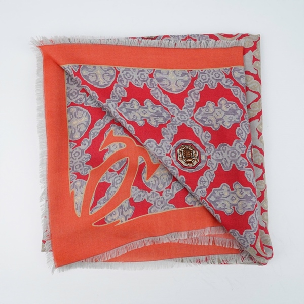 Khăn Cartier đỏ họa tiết sz131x134 (BQ) KG+