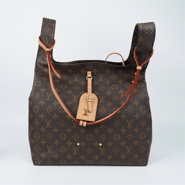 Túi LV Atlantis hoa nâu có lót form kèm ví sz34 (BQ) KG+