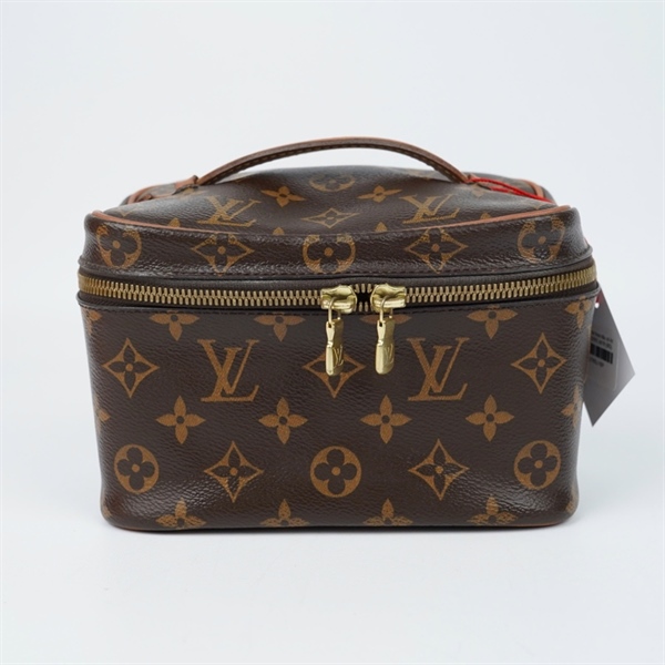 Túi LV Nice hoa nâu có lót form (PL0250) sz19 (BQ) KG+