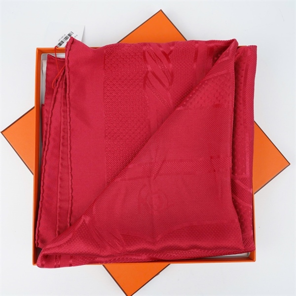 Khăn Hermes đỏ 86x87 (BQ) KG+